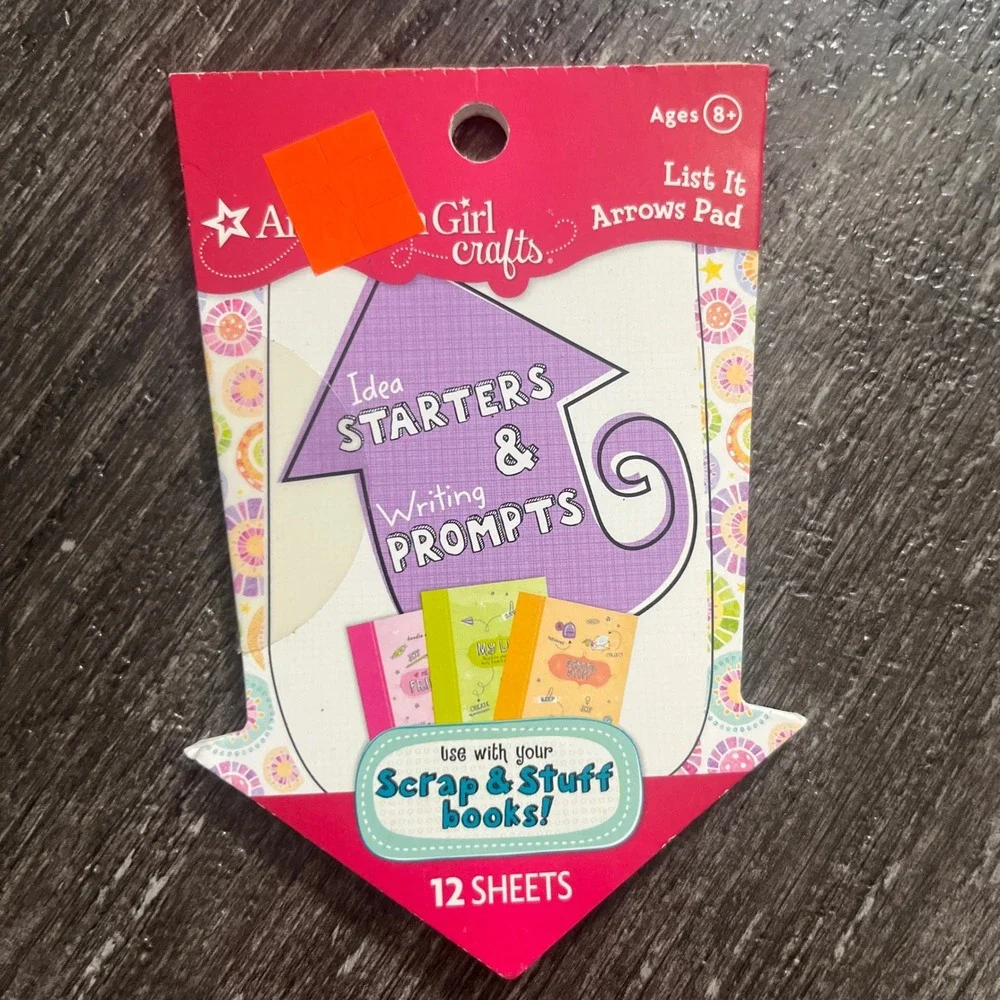 32‎ American Girl Crafts Idea Starters Writing Prompts List It Arrows Pad